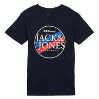 Clothing Boy short-sleeved t-shirts Jack & Jones JORCODYY TEE SS CREW NECK Marine