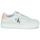 Shoes Women Low top trainers Calvin Klein Jeans CLASSIC CUPSOLE LTH-SU MONO W White / Pink
