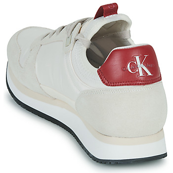 Calvin Klein Jeans RUNNER SOCK LACEUP NY-LTH White / Red