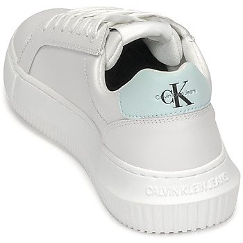 Calvin Klein Jeans CHUNKY CUPSOLE LACEUP MON LTH WN White / Green