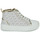 Shoes Girl High top trainers MICHAEL Michael Kors SKATE SPLIT II Beige / Gold