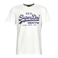 Clothing Men short-sleeved t-shirts Superdry VINTAGE VL NOOS TEE White