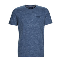 Clothing Men short-sleeved t-shirts Superdry VINTAGE LOGO EMB TEE Turquoise / Sea