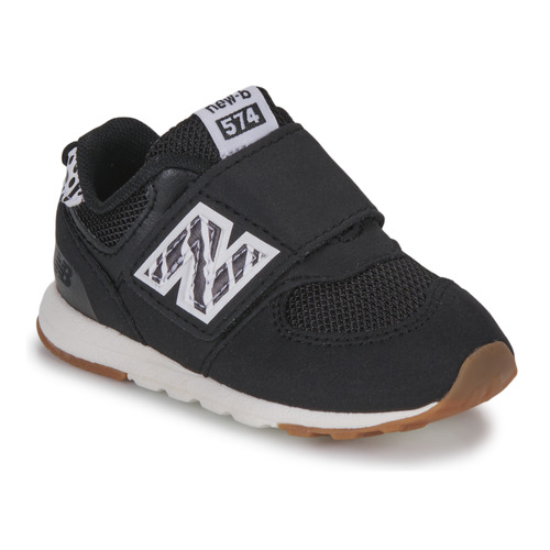 New Balance 574 Black / Zebra - Free delivery | Spartoo NET ! Shoes Low top trainers Child USD/$69.50