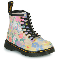 Shoes Girl Mid boots Dr. Martens 1460 T Beige / Multicolour