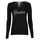 Clothing Women jumpers Guess PASCALE VN LS SWTR Black