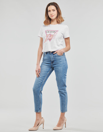 Guess SS CN ICON TEE White