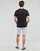 Clothing Men short-sleeved t-shirts Guess SS BSC ABSTRACT TRI LOGO TEE Black