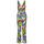 Clothing Women Jumpsuits / Dungarees Guess SS COWL POPLIA OVERALL Multicolour