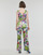 Clothing Women Jumpsuits / Dungarees Guess SS COWL POPLIA OVERALL Multicolour