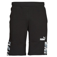 Clothing Men Shorts / Bermudas Puma ESS BLOCK CAMO Black