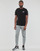 Clothing Men short-sleeved t-shirts Puma ESS+ TAPE Black