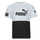Clothing Men short-sleeved t-shirts Puma PUMA POWER COLORBLOCK Black / White