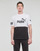 Clothing Men short-sleeved t-shirts Puma PUMA POWER COLORBLOCK Black / White