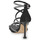 Shoes Women Sandals MICHAEL Michael Kors IMANI STRAPPY SANDAL Black / Silver