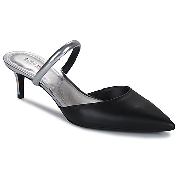 Shoes Women Mules MICHAEL Michael Kors JESSA MULE KITTEN Black / Silver