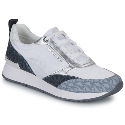 Shoes Women Low top trainers MICHAEL Michael Kors ALLIE STRIDE TRAINER White / Blue / Silver