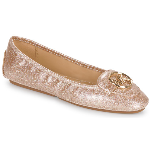Shoes Women Ballerinas MICHAEL Michael Kors LILLIE MOC Gold