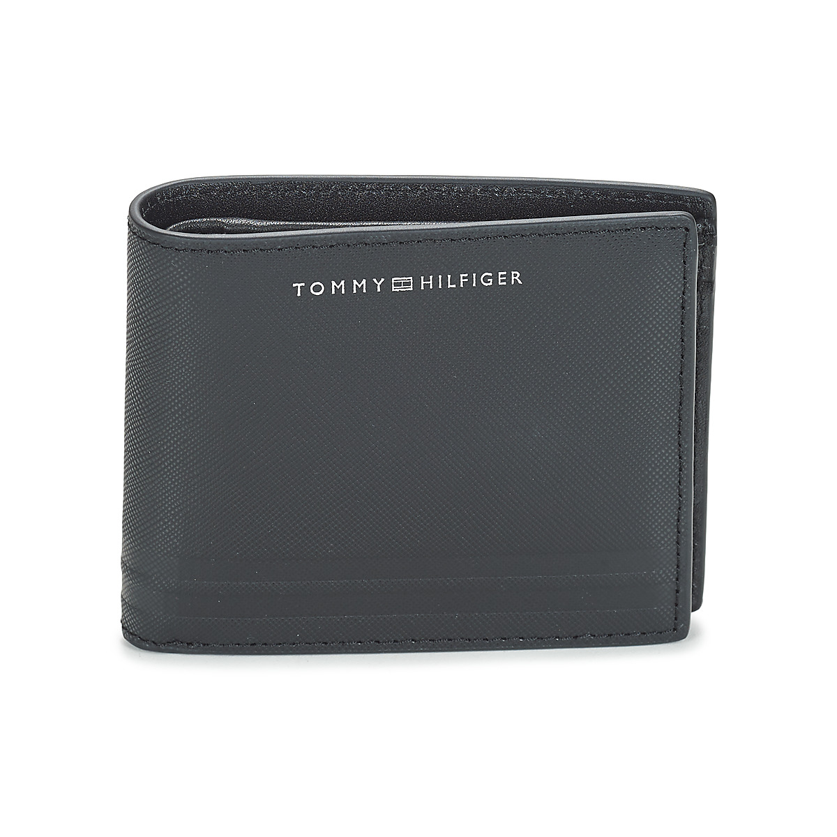Bags Men Wallets Tommy Hilfiger TH BUSINESS LEATHER CC AND COIN Black