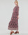 Clothing Women Long Dresses Ikks BW30015 Pink