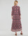 Clothing Women Long Dresses Ikks BW30015 Pink