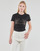 Clothing Women short-sleeved t-shirts Ikks BW10105 Black
