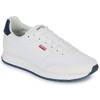 Shoes Men Low top trainers Levi's STAG RUNNER White / Blue