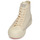 Shoes Women High top trainers Levi's SQUARE HIGH S Beige