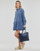 Clothing Women Short Dresses Tommy Jeans TJW CHAMBRAY SHIRT DRESS Blue