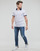 Clothing Men short-sleeved polo shirts Jack & Jones JJNEW TERAKOTA POLO SS White