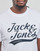 Clothing Men short-sleeved t-shirts Jack & Jones JORTREVOR UPSCALE SS TEE CREW NECK White
