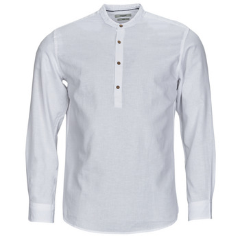 Clothing Men long-sleeved shirts Jack & Jones JPRBLASUMMER HALF PLACKET SHIRT L/S White