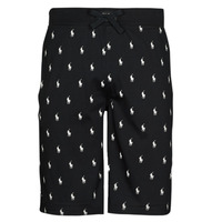 Clothing Men Shorts / Bermudas Polo Ralph Lauren SLEEPWEAR-SLIM SHORT-SLEEP-BOTTOM Black / White