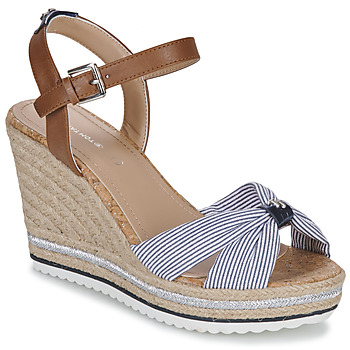 Shoes Women Sandals Tom Tailor 5390211 Blue / Brown / White