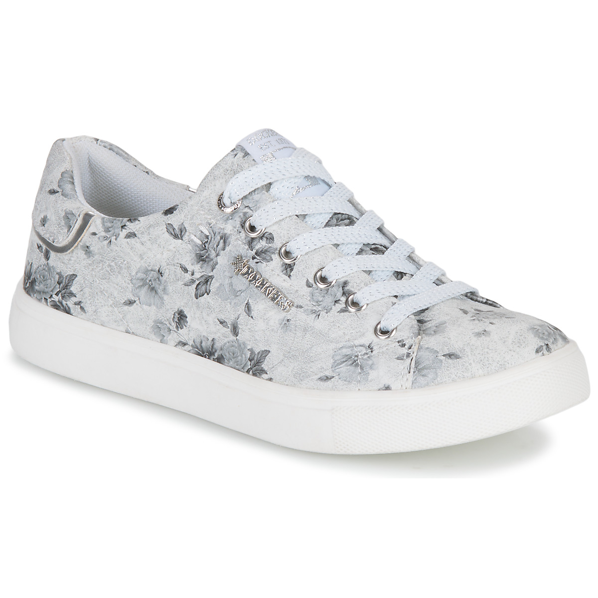 Shoes Women Low top trainers Dockers by Gerli 44MA201 Grey / White
