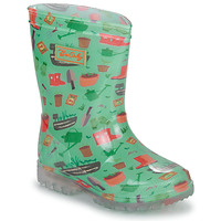Shoes Children Wellington boots Be Only  Green / Luminous