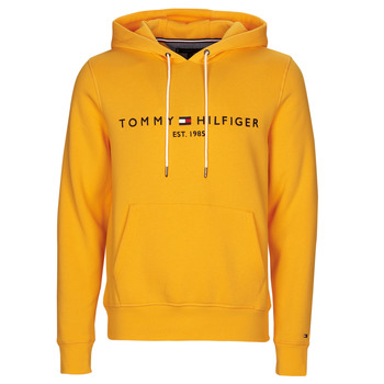 Clothing Men sweaters Tommy Hilfiger TOMMY LOGO HOODY Yellow