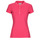 Clothing Women short-sleeved polo shirts Tommy Hilfiger SHORT SLEEVE SLIM POLO Fuschia