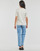 Clothing Women short-sleeved t-shirts Tommy Hilfiger REG MONOGRAM EMB C-NK SS Beige
