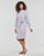 Clothing Women Short Dresses Tommy Hilfiger ORG CO GBL STP KNEE SHIRT DRESS White