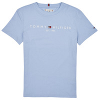 Clothing Children short-sleeved t-shirts Tommy Hilfiger U ESSENTIAL Blue