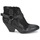 Shoes Women Low boots Strategia SANGLA Black / Silver