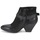 Shoes Women Low boots Strategia SANGLA Black / Silver