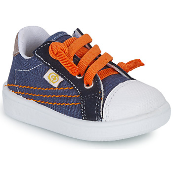 Shoes Boy Low top trainers Citrouille et Compagnie NEW 51 Denim / Orange