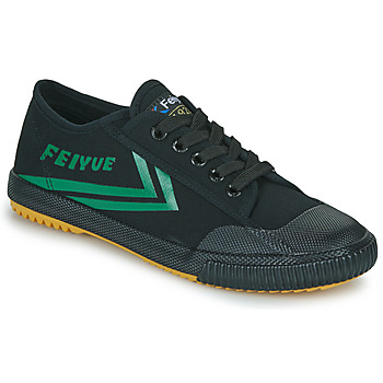 Shoes Low top trainers Feiyue FE LO 1920 CANVAS Black / Green