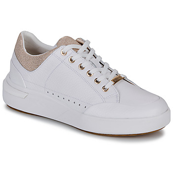 Shoes Women Low top trainers Geox D DALYLA White / Gold