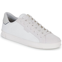 Shoes Men Low top trainers Geox U PIEVE White