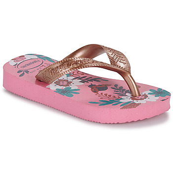 Shoes Girl Flip flops Havaianas KIDS FLORES Pink