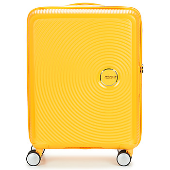 Bags Hard Suitcases American Tourister SOUNDBOX SPINNER 55/20 TSA EXP Yellow