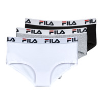 Underwear Women Knickers/panties Fila CULOTTES COTON X3 White / Black / Grey